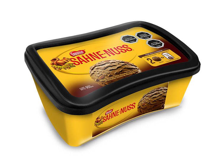 Helado Sahne Nuss