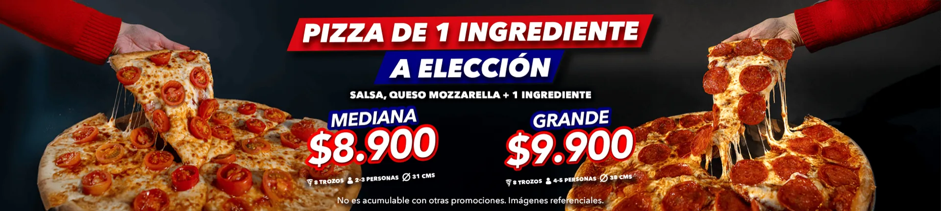 Pizza 1 ingrediente
