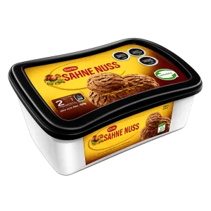 Postre Helado Sahne Nuss